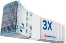 3 X Cooline - Split AC - 21400 BTU - Cold - Wifi - Golden Fins